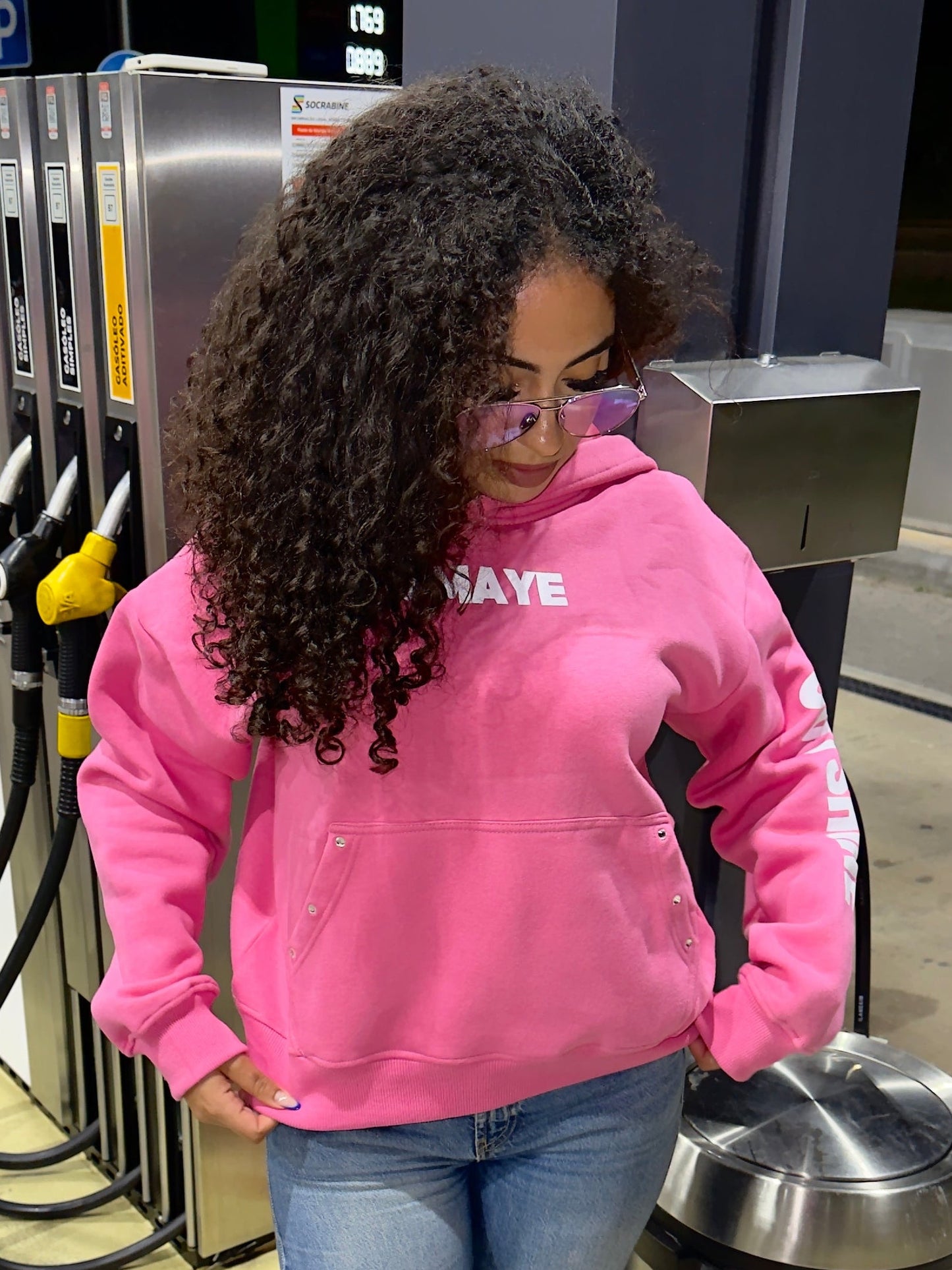 CHAMPAGNE PINK HOODIE